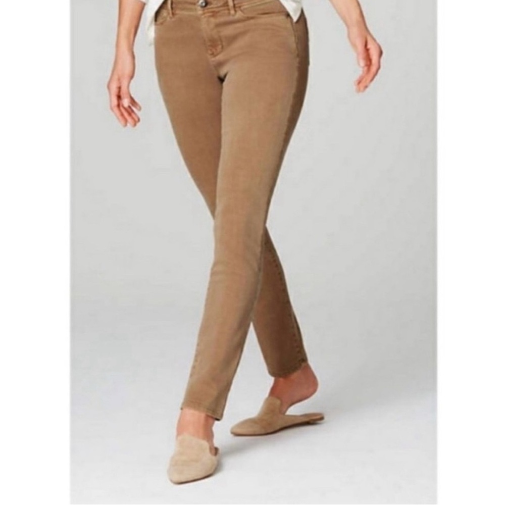 NWT J.Jill Slim Ankle Pants in Light Camel Size 10